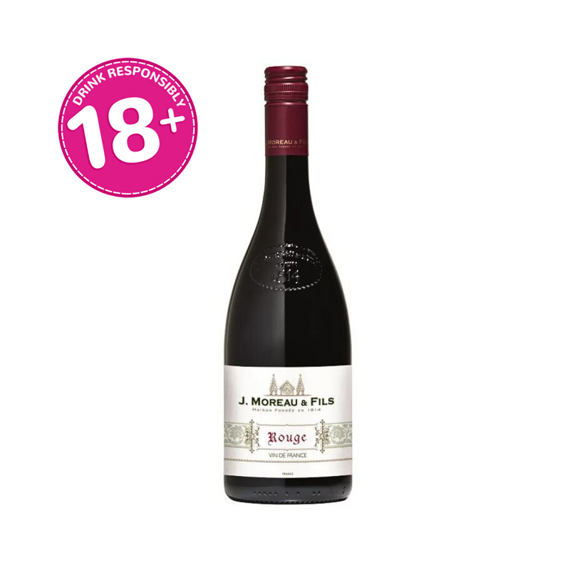 J. Moreau and Fils Wine Rouge 750ml