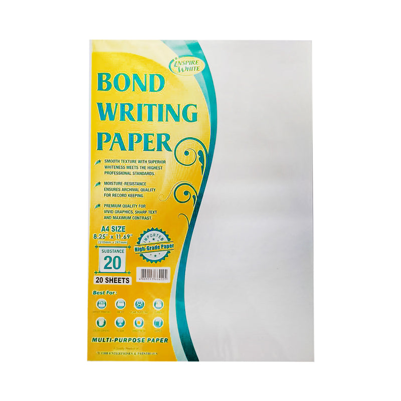 Bond Writing Paper Substance 20 A4 20's