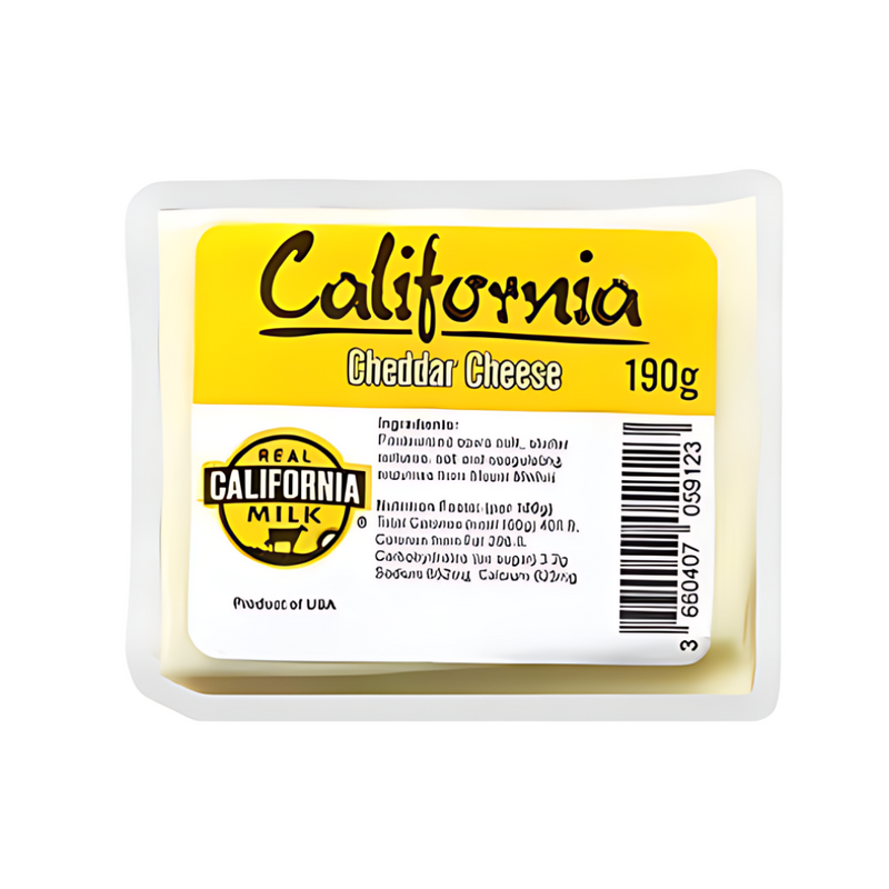 California Cheese Portion Cheddar Cheese 190g