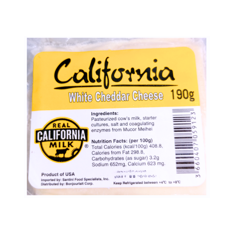 California Cheese Portion Cheddar Cheese 190g