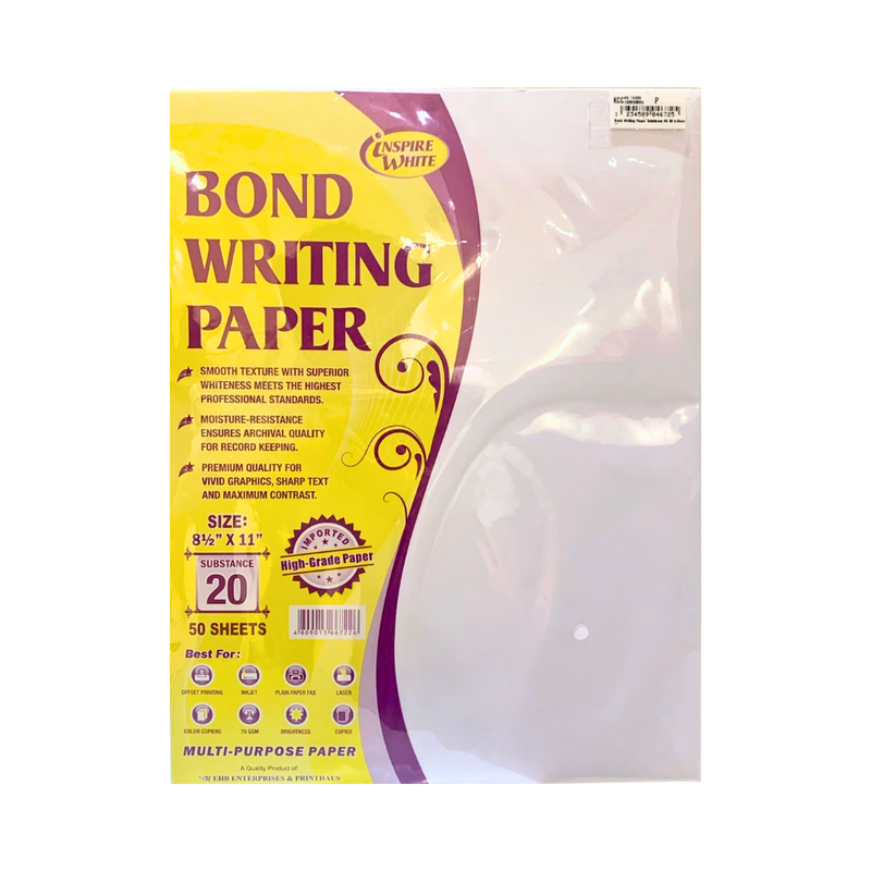 Bond Writing Paper Substance 20 Short