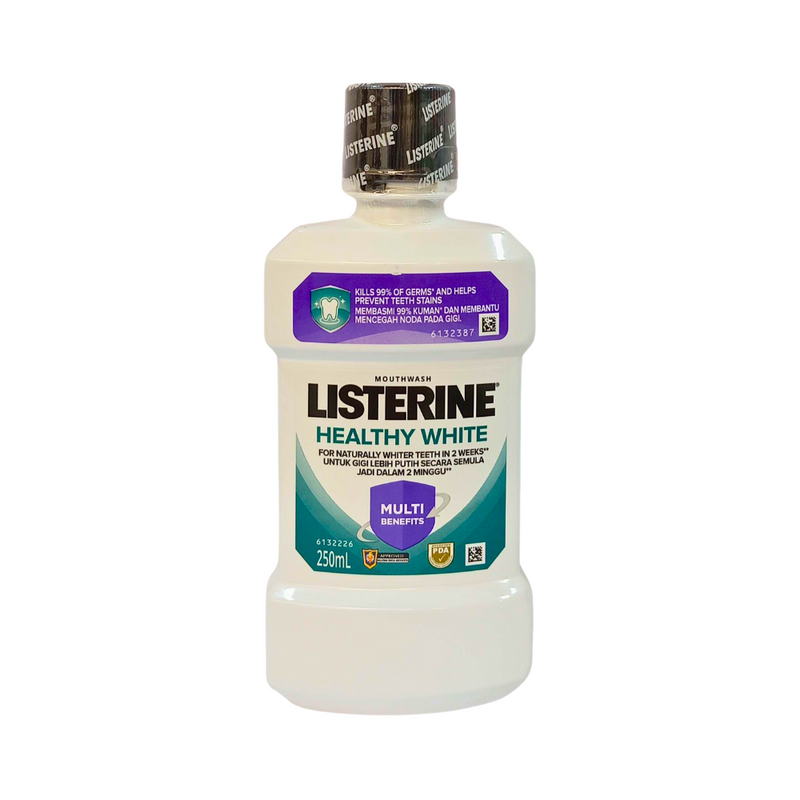 Listerine Mouthwash Healthy White 250ml