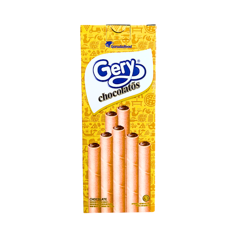 Garuda Gery Dipstick Chocolates Wafer Roll 16g x 10's