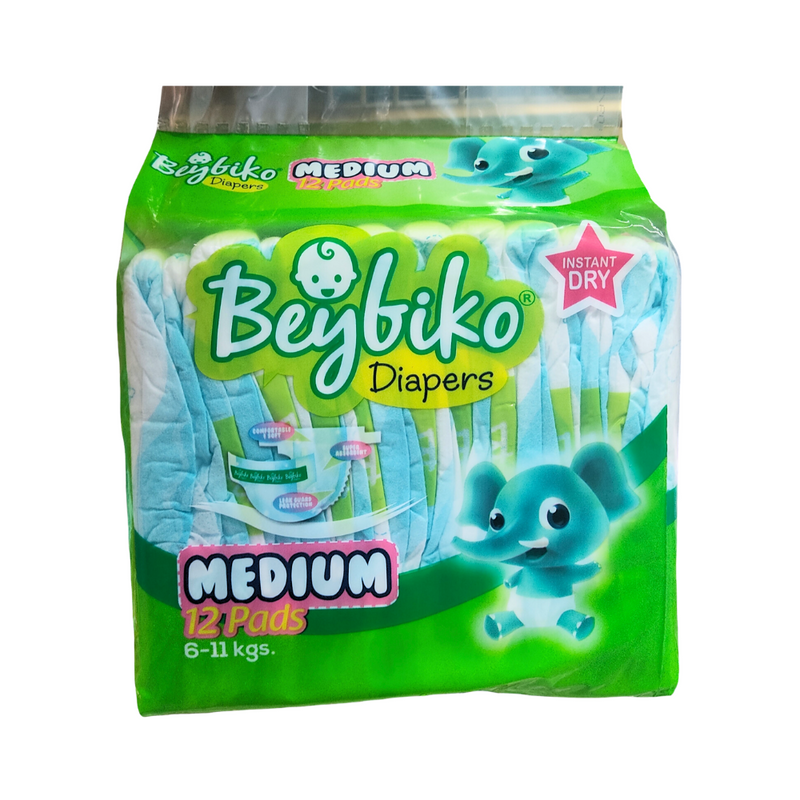 Beybiko Baby Diapers Medium 12's