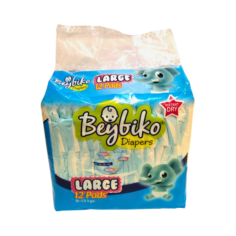 Beybiko Baby Diapers Large 12's