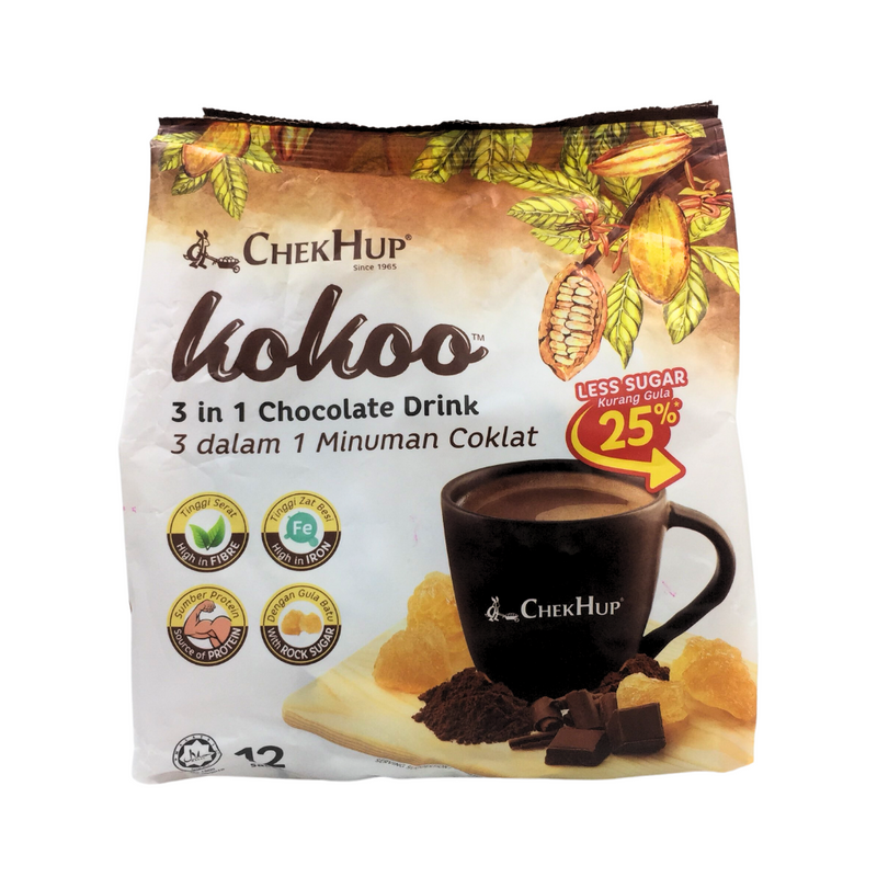Chek Hup Kokoo 3in1 Hot Chocolate Drinks 40g x 15's