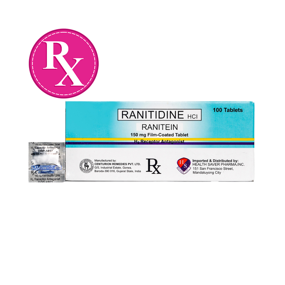 Ranit Inima Ranitein Ranitidine HCI 150mg Tablet 1's