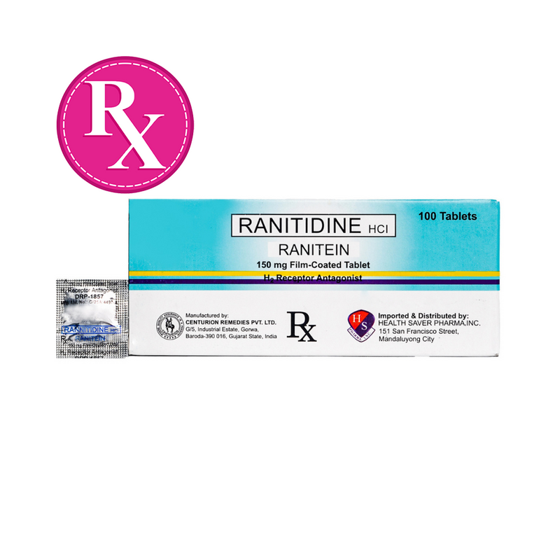 Ranitein Ranitidine HCI 150mg Tablet 1's