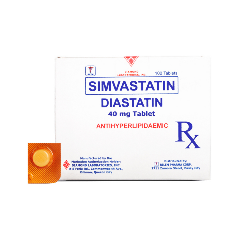 Diastatin Simvastatin 40mg Tablet By 1's
