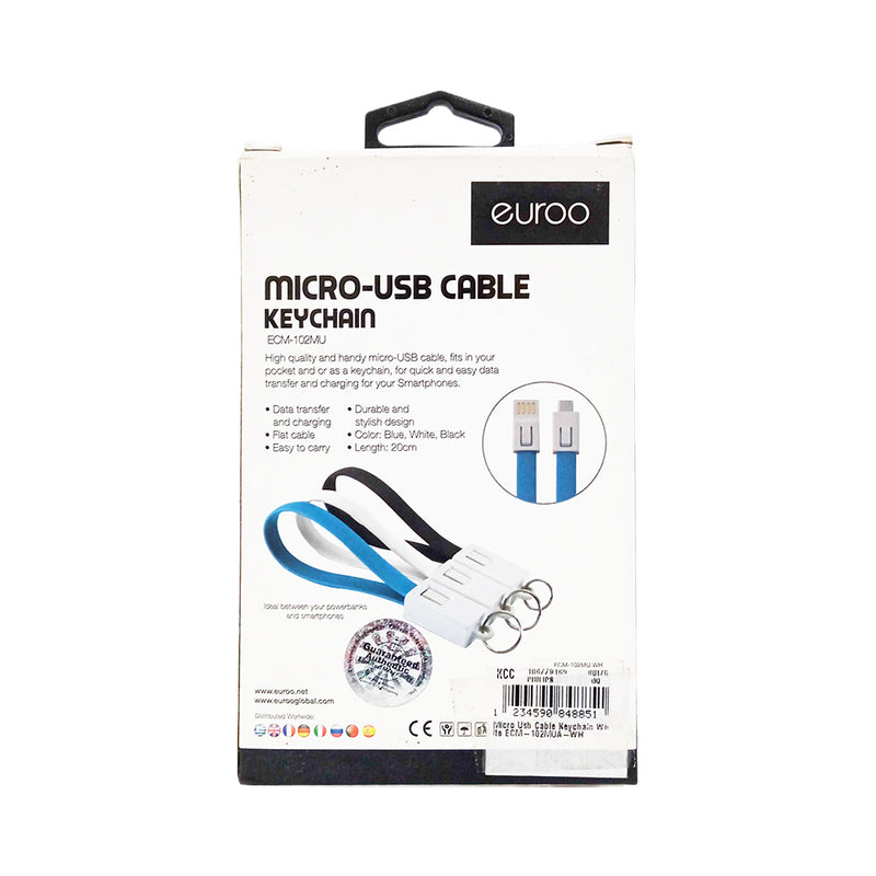 Euroo Micro Usb Cable Keychain