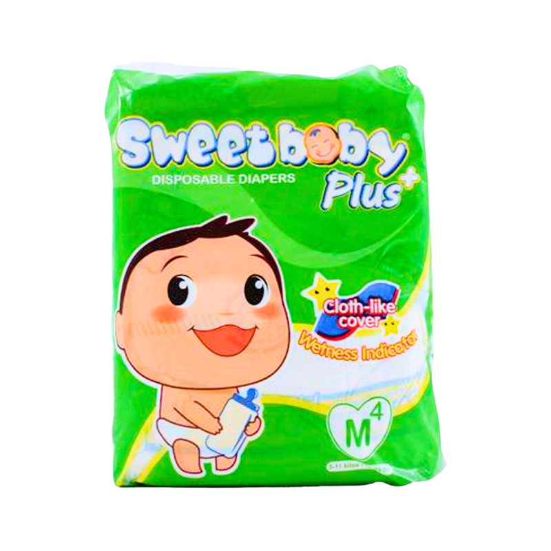 Sweet Baby Diaper Plus Mini Pack Medium 4 Pads