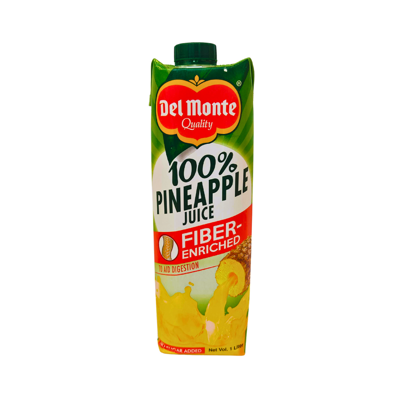 Del Monte 100% Pineapple Juice Fiber Enriched 1L