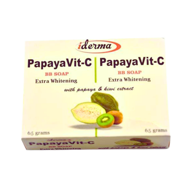 I Derma Papaya Vitamin C BB Soap Extra Whitening 65g