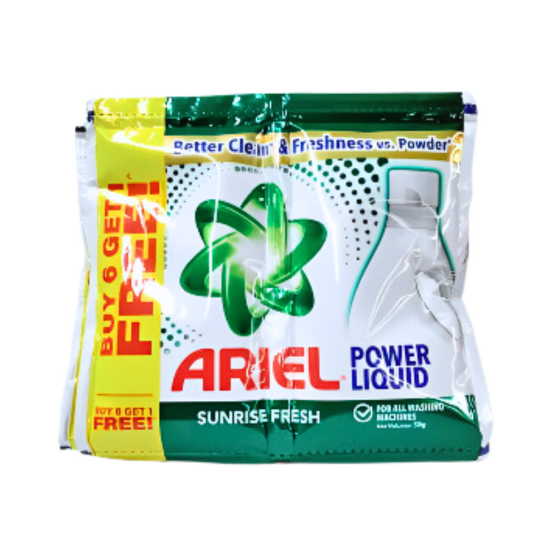 Ariel Power Gel Sunrise Fresh 64g 6 + 1