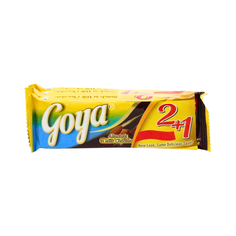 Goya Almonds In Milk Chocolate Bar 35g 2 + 1's