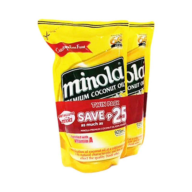 Minola Cooking Oil Lauric SUP 925ml Twin Pack