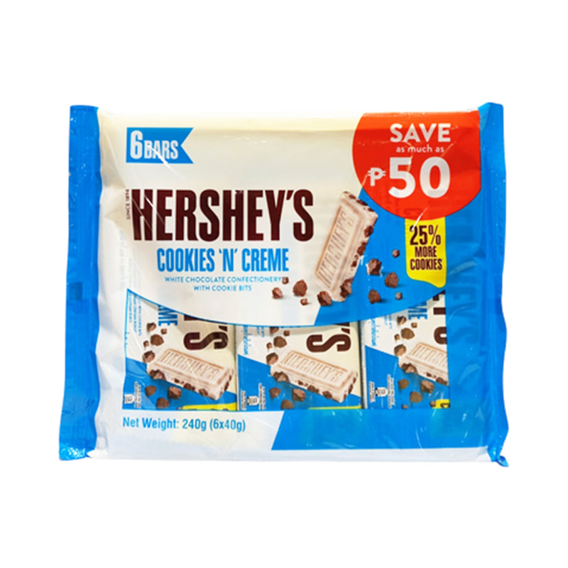 Hershey's Cookies and Creme Bar 40g x 6's