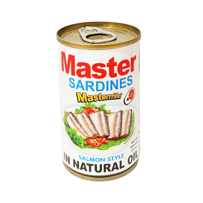 Master Sardines White In Natural Oil EOC 155g