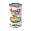 Master Sardines White In Natural Oil EOC 155g