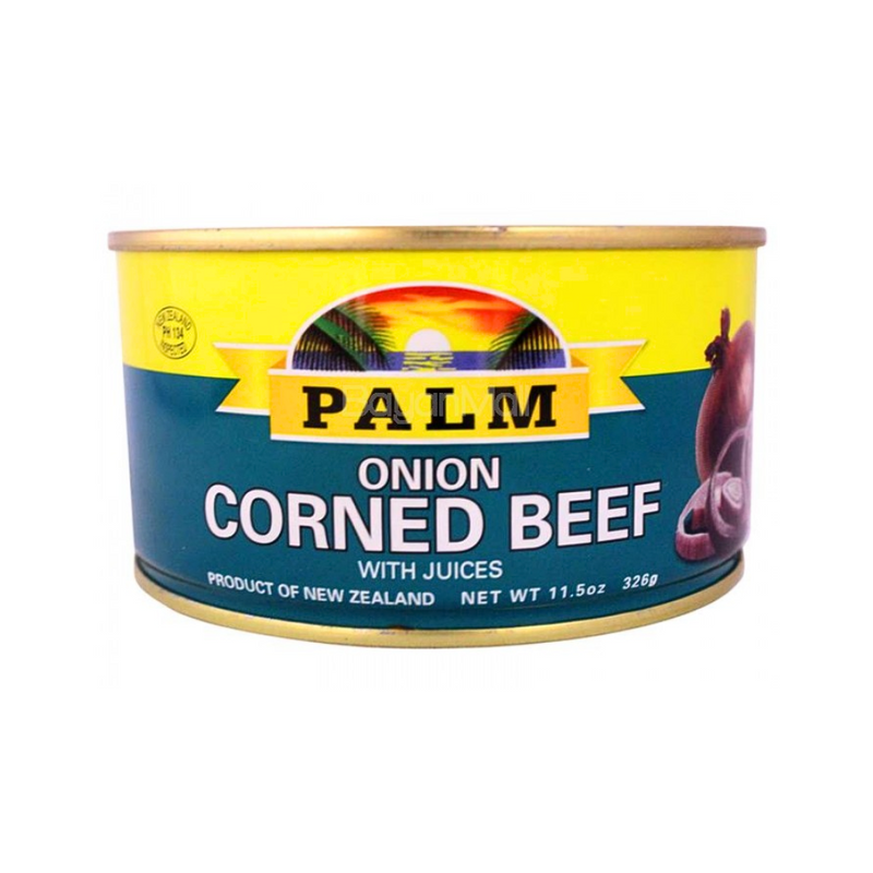 Palm Corned Beef With Juices Onion 326g