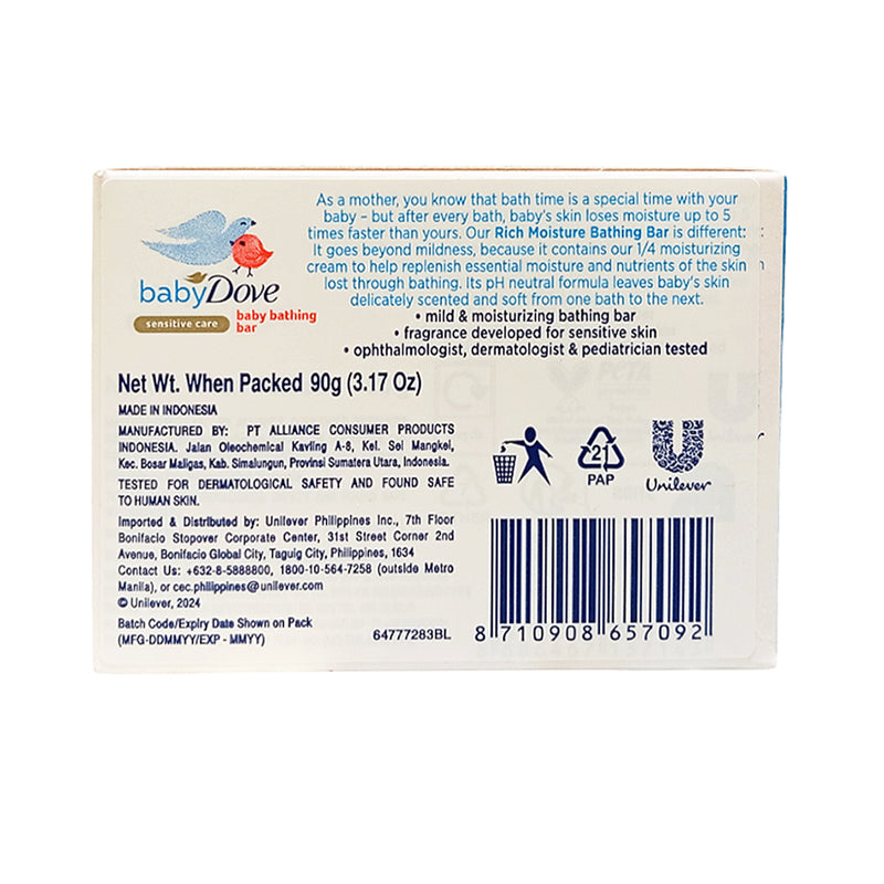 Baby Dove Bar Soap Rich Moisture 90g