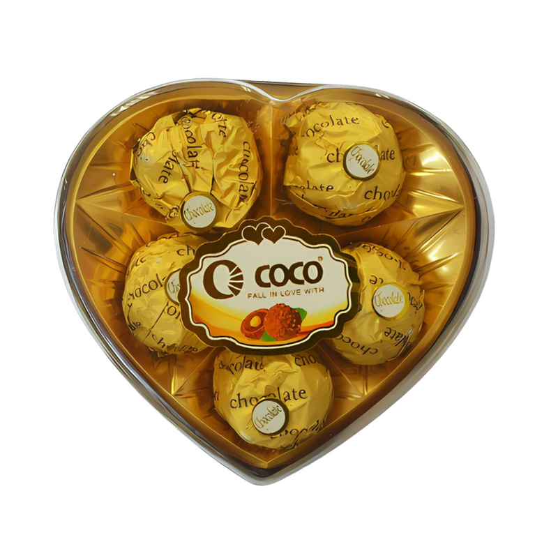 Coco Manisa Heart Chocolate 5's