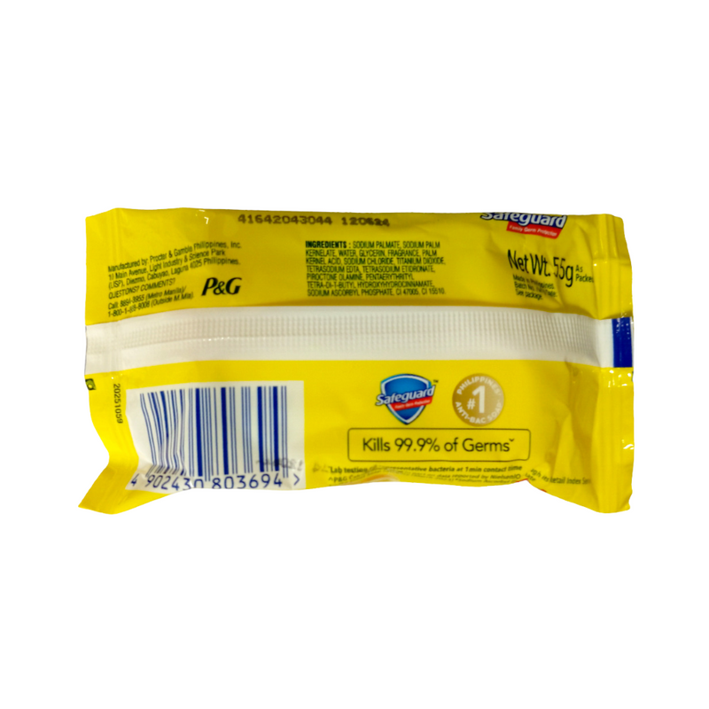 Safeguard Bar Soap Lemon Fresh 60g