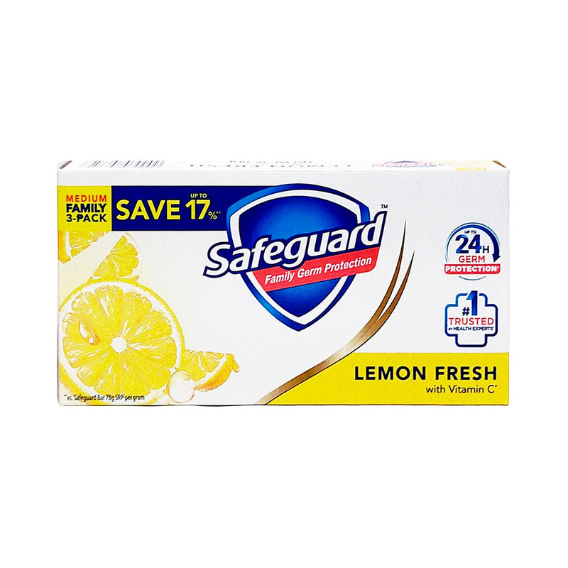 Safeguard Soap Lemon Fresh 3pid Pack 85g x 3's