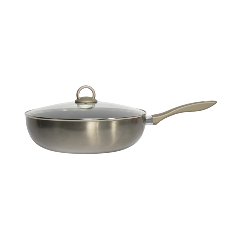Masflex Platinum Induction Wok With Lid 28cm