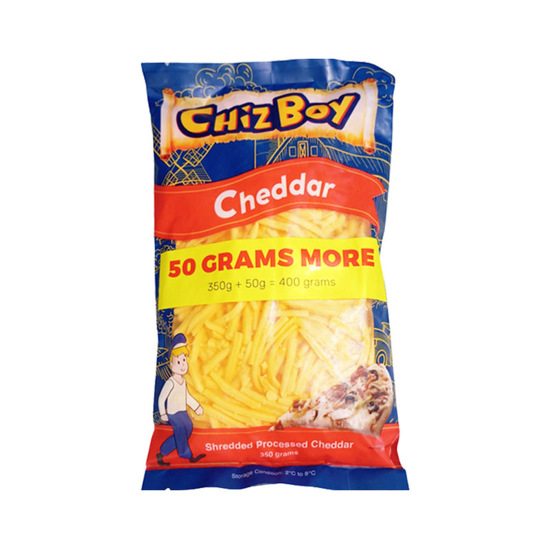 Chiz Boy Shredded Processed Cheddar Cheese 350g