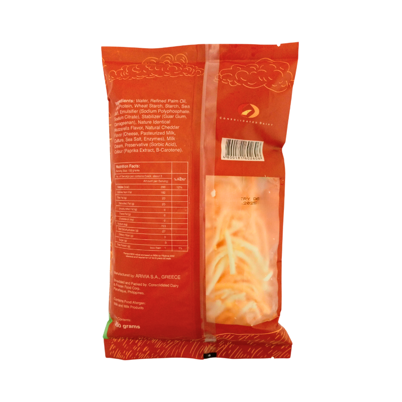 Chiz Boy Shredded Processed Mozzarella And Cheddar Cheese 350g