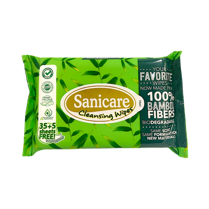 Sanicare Cleansing Wipes 40 Sheets