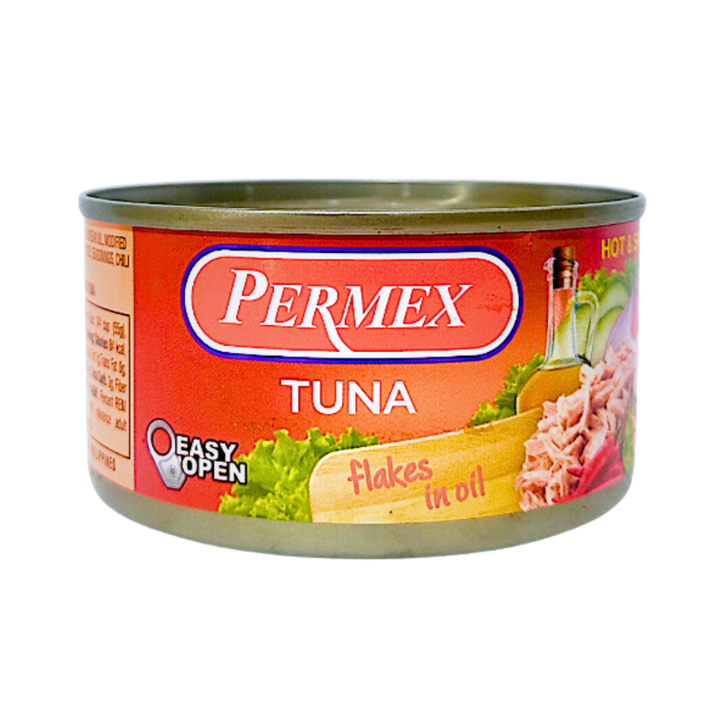 Permex Tuna Flakes In Oil Hot And Spicy EOC 184g