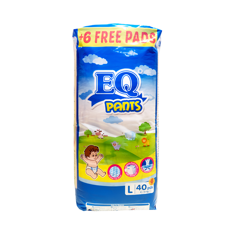 EQ Pants Diaper Jumbo Pack Large 40's