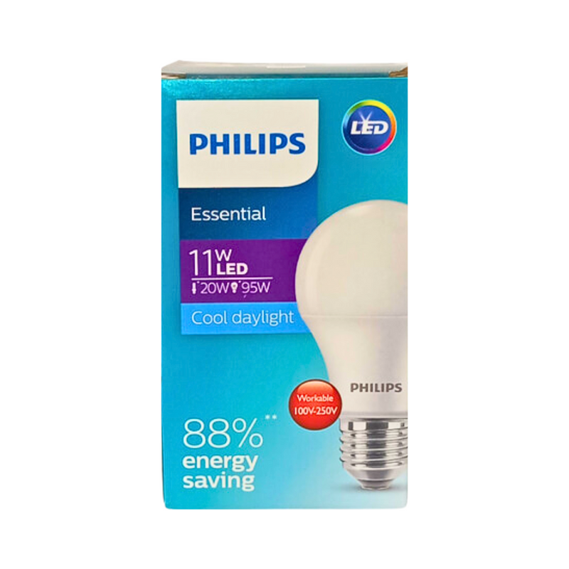 Philips Essential LED Bulb 11 Watts Cool Daylight E27