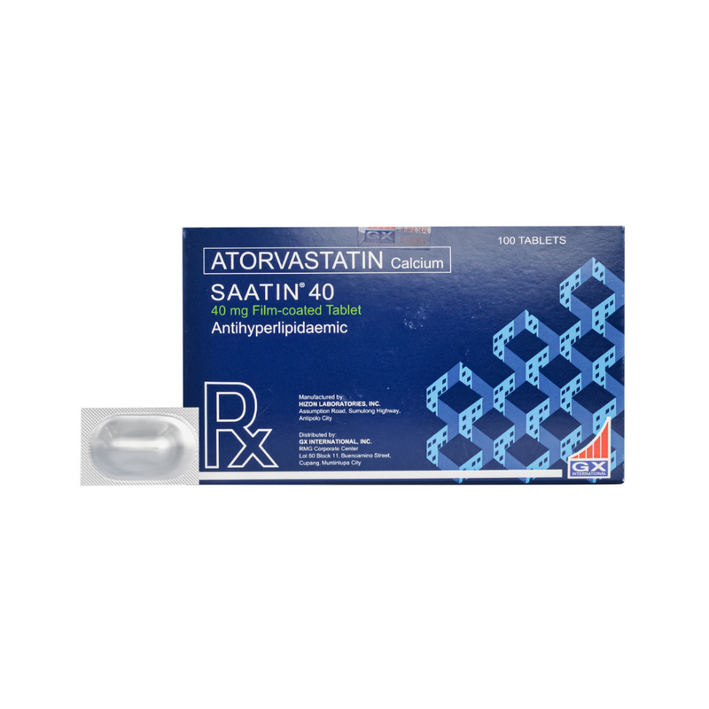 Saatin 40 Atorvastatin Tablet 40mg 1's