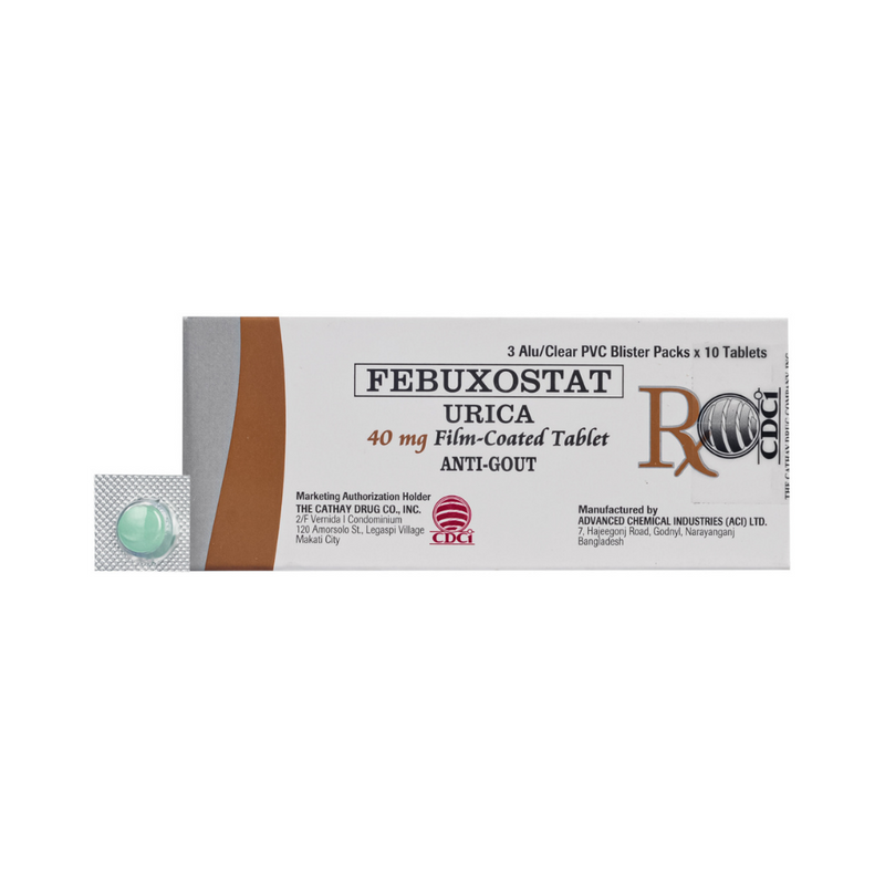 Urica Febuxostat Tablet 40mg 1's