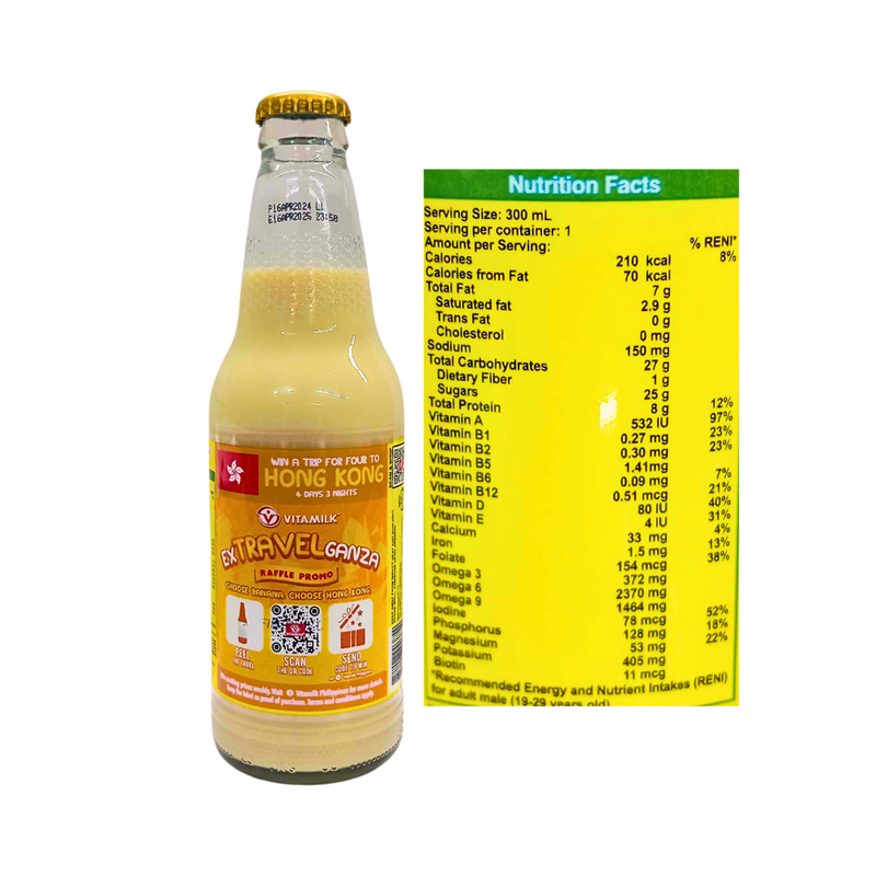 Vitamilk Soya Milk Banana 300ml