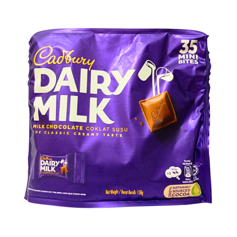 Cadbury Dairy Milk Chocolate 158g Super Saver Pack