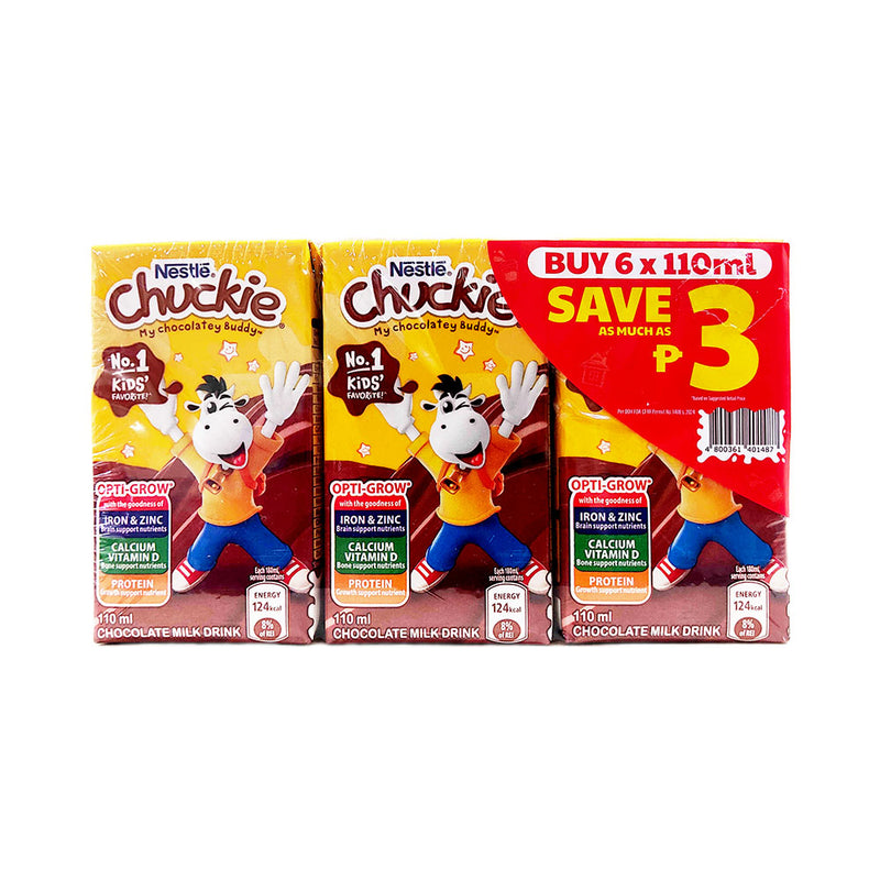 Nestle Chuckie Calci-N 110ml Savers Pack 110ml x 6's