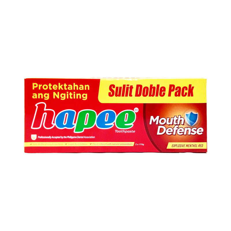 Hapee Explosive Menthol Red Sulit Double Pack 179g x 2's