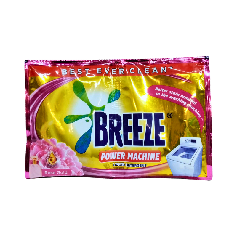 Breeze Power Machine Liquid Detergent Rose Gold Perfume 60ml