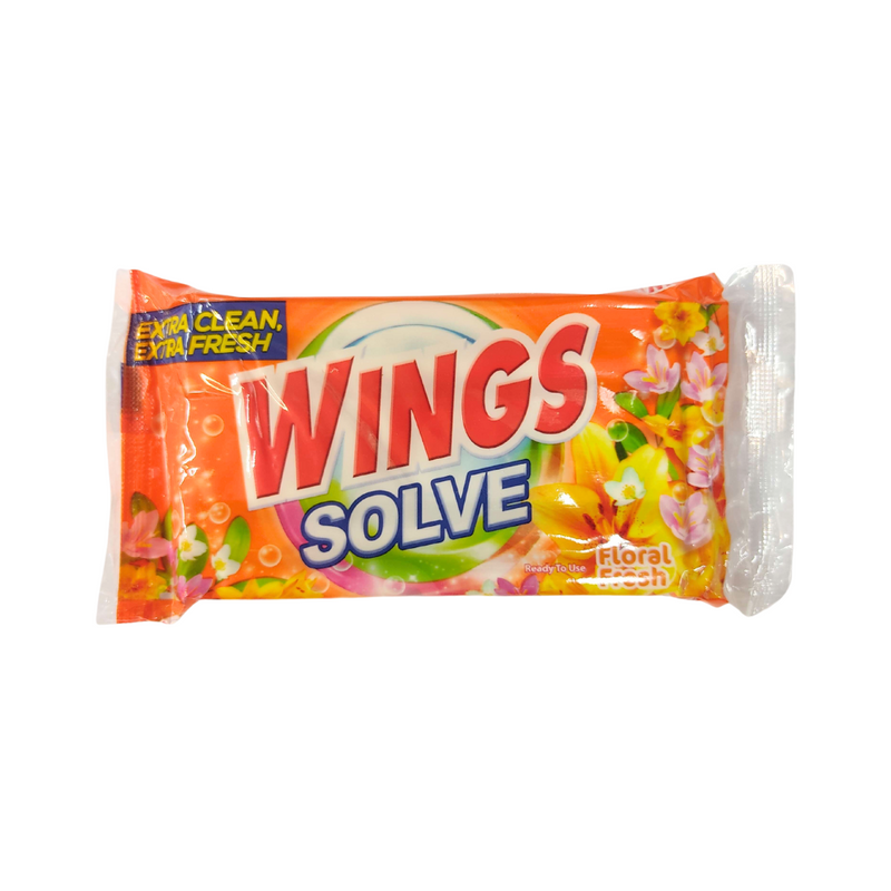 Wings Solve Detergent Bar Floral Fresh 130g