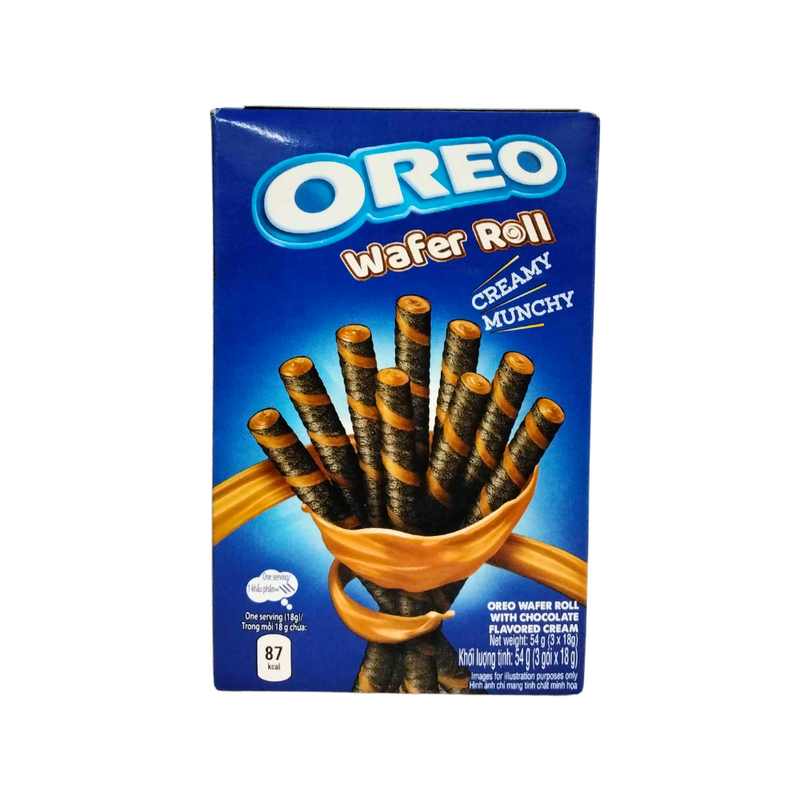 Oreo Rollo Choco Oreo Wafer Roll Chocolate 54g