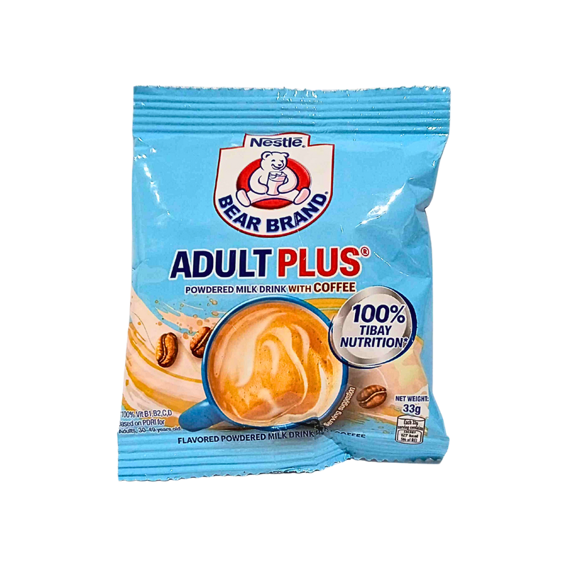 Bear Brand Adult Plus Milk With Coffee 33g