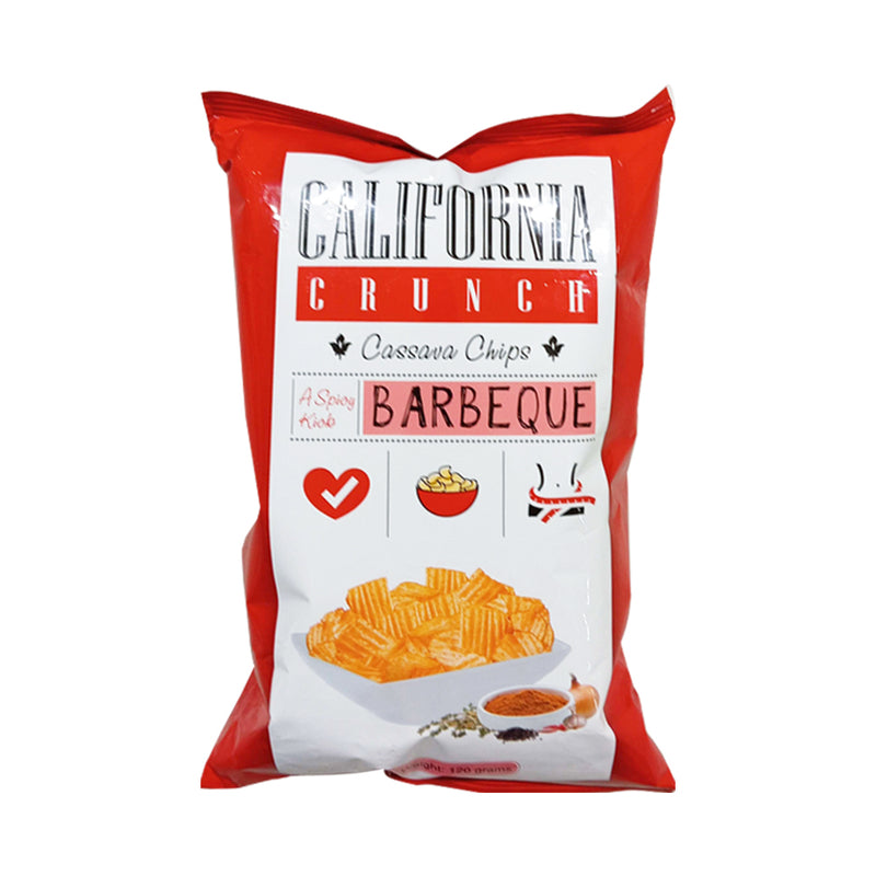 California Crunch Cassava Chips Barbeque 120g