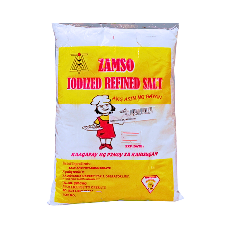 Zamso Iodized Salt Refined 1kg