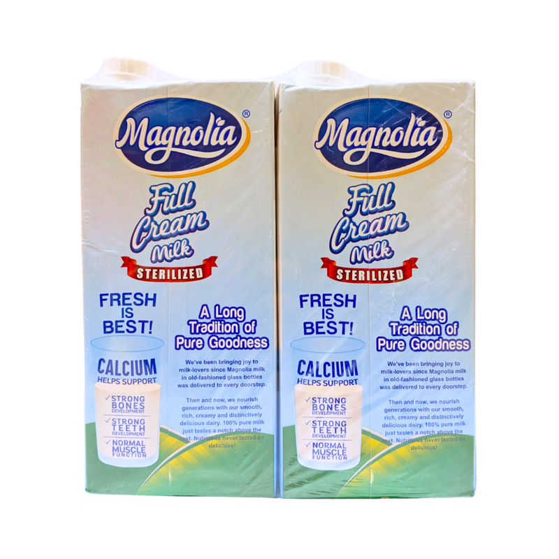 Magnolia Sterilized Full Cream Milk 1L x 2's