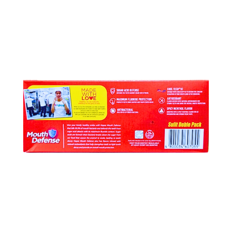 Hapee Explosive Menthol Red Sulit Doble Pack 90ml x 2's