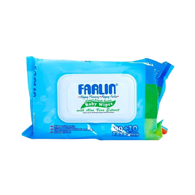 Farlin Baby Wipes Angel Fresh Scent 80 + 10's